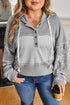 plus size hooded top