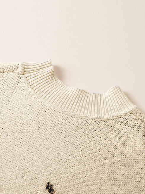 parchment-lively-cheetah-print-high-neck-split-hem-sweater