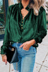blackish-green-frilled-neck-buttoned-front-velvet-top