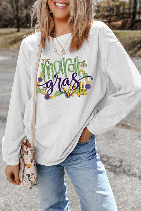 mardi gras sweatshirt