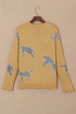 camel-fuzzy-cheetah-accent-round-neck-sweater