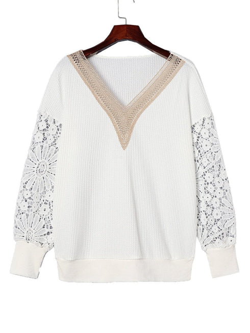 womens-t-shirts-butterfly-print-v-neck-long-sleeve-t-shirt