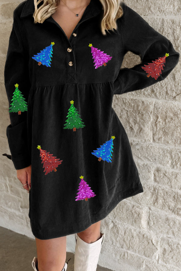 Christmas graphic dress