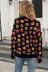 womens flower sweater