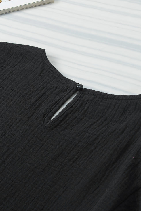 Ruffle Sleeve Blouse