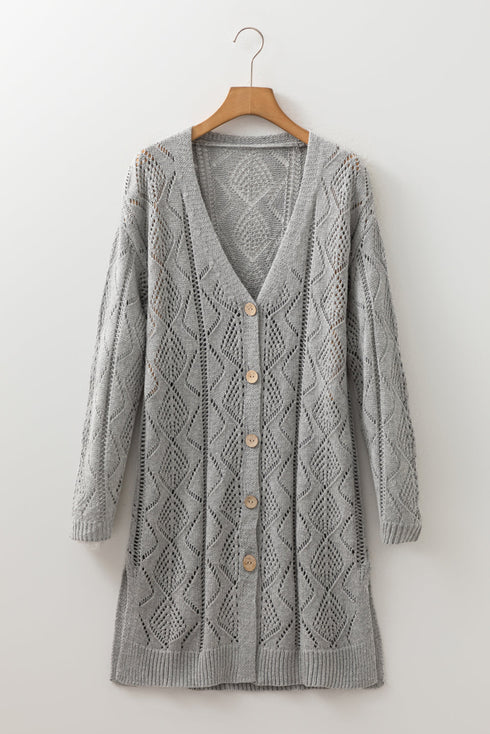 openwork cardigan