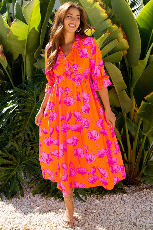 floral long dress
