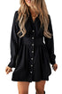 black-mini-shirt-dress
