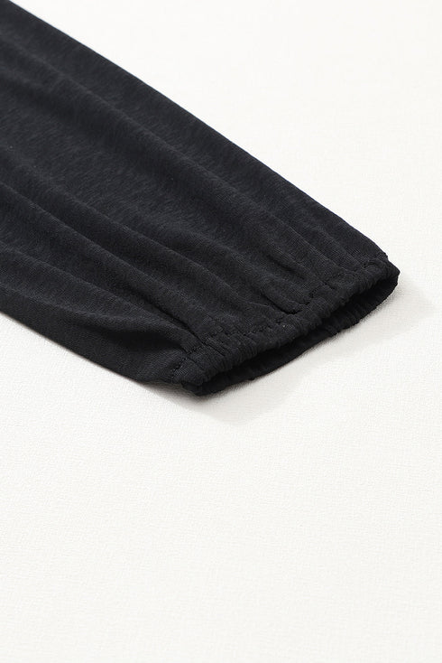 sexy-pleated-one-shoulder-solid-color-long-sleeves-mini-dress