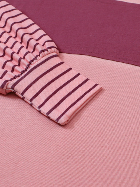 peach-blossom-colorblock-striped-bishop-sleeve-top