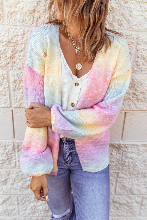multicolor-ombre-tie-dye-drop-shoulder-cardigan