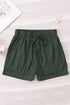 Green Strive Pocketed Tencel Shorts