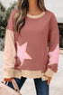color block sweatshirt