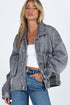 gray-chest-pockets-drop-shoulder-loose-denim-jacket