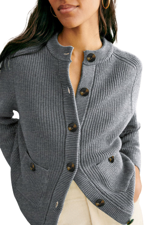 grey chunky cardigan
