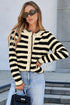 striped cardigan womens