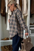 Parchment Plaid Classic Tunic Shacket