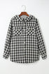 plaid shacket for women