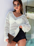 white-hollow-out-crochet-v-neck-pullover-sweater