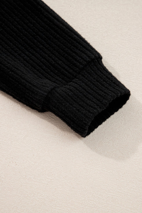 black 2pcs skirt set