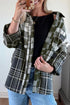 plaid print shacket