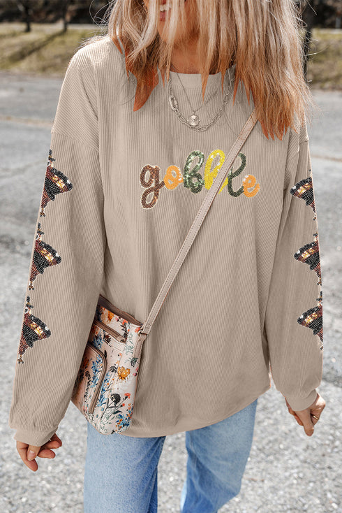 thanksgiving graphic sweatshirt
