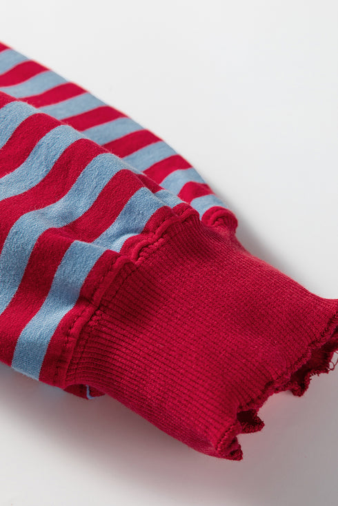 stripe sweatshirt