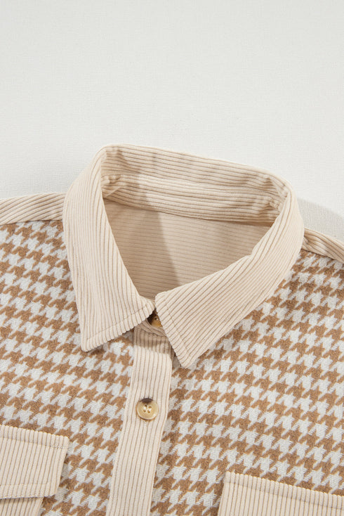 parchment-houndstooth-corduroy-patchwork-flap-pocket-shacket