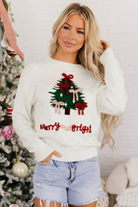 Soft Pastel Cozy Knit Sweater for Women - Relaxed Fit for Year-Round Comfort and Chic Style