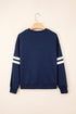 varsity stripe sweatshirt