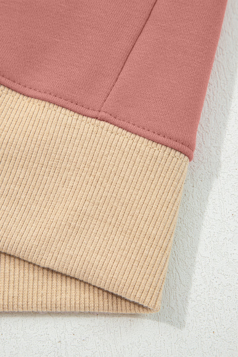 color block sweatshirt