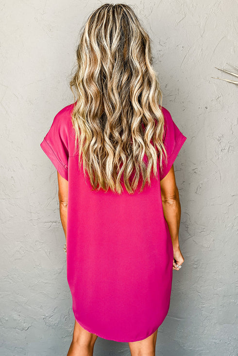 collar t shirt dress