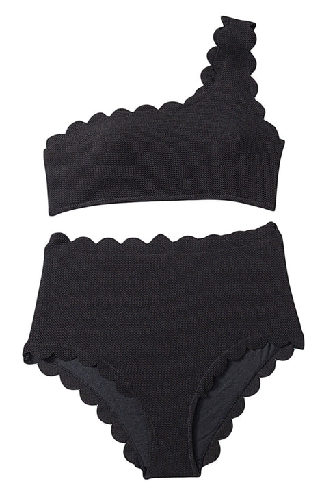 black-solid-scalloped-one-shoulder-bikini