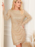 womens-dresses-sparkling-v-neck-long-sleeve-dress