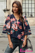 long-sleeve-flower-print-lapel-shirt
