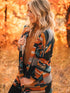 orange-western-tribal-aztec-print-cardigan