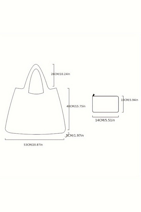 Color black Daisy Floral Printed Lightweight Foldable Large Cloth Bag