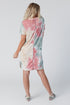 loose-printed-short-sleeve-zippered-v-neck-dress