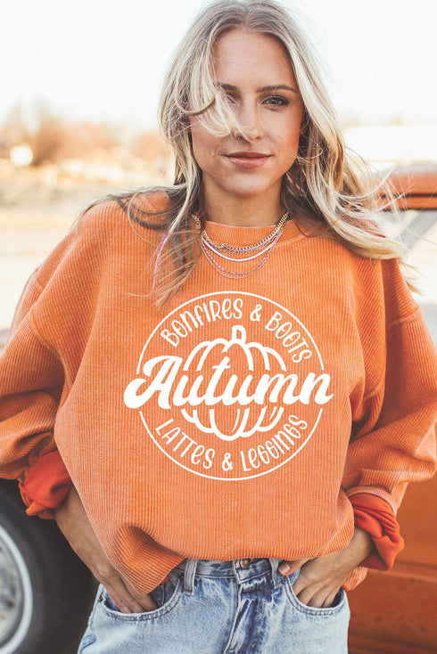 orange pumpkin sweatshirt