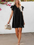 womens-dresses-v-neck-button-up-all-match-fashion-mini-dress