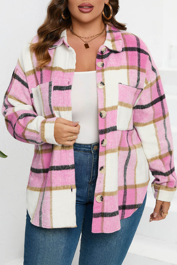 pink plaid jacket