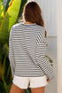 stripe print top
