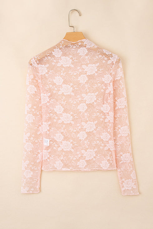 Mock Neck Long Sleeve Top