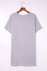 v-neck-short-sleeve-solid-color-loose-dress-1