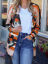 orange-western-tribal-aztec-print-cardigan