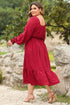 long sleeve dress plus size