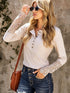 beige-crochet-lace-hem-sleeve-button-top