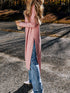 pink-ribbed-button-up-split-duster-cardigan