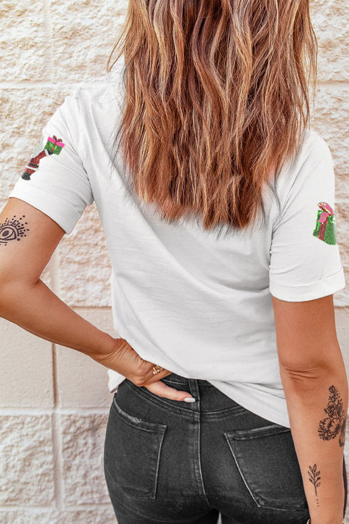 Christmas graphic t shirt