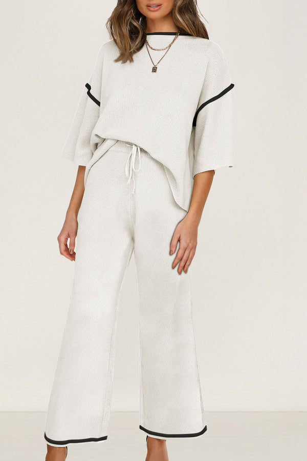 sweater knit 2pcs set